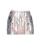 Peter Pilotto Geo Abstract-print Silk Shorts