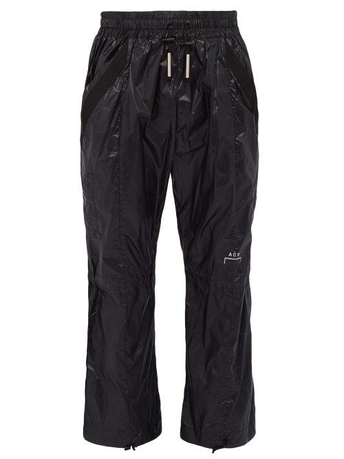 Matchesfashion.com A-cold-wall* - Adjustable Technical Shell Track Pants - Mens - Dark Grey