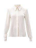 Matchesfashion.com Goat - Lucinda Cady Shirt - Womens - Ivory