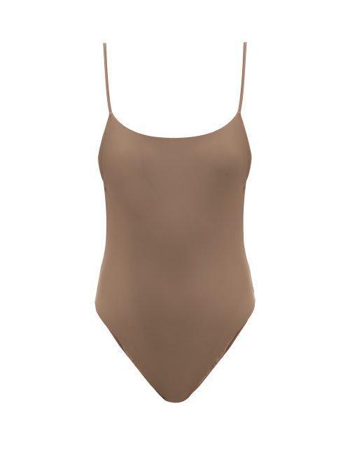 Matchesfashion.com Jade Swim - Trophy Scoop Back Swimsuit - Womens - Nude