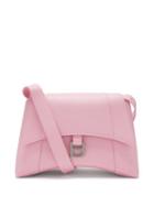 Balenciaga - Hourglass S Leather Cross-body Bag - Womens - Pink