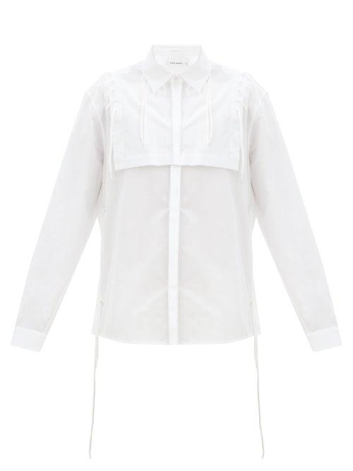 Matchesfashion.com Craig Green - Laced Cotton-poplin Shirt - Mens - White