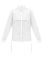 Matchesfashion.com Craig Green - Laced Cotton-poplin Shirt - Mens - White