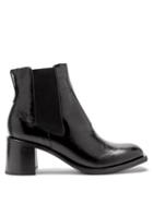 Matchesfashion.com Our Legacy - Low Shaft Leather Chelsea Boots - Mens - Black