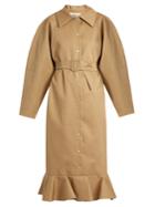 A.w.a.k.e. Jellyfish Fluted-hem Oversized Trench Coat
