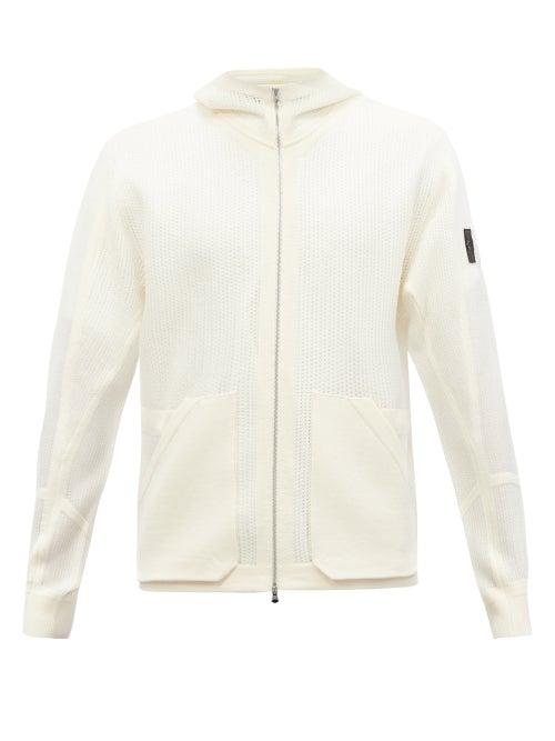 Stone Island Shadow Project - Zipped Wool Sweater - Mens - White