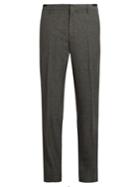 Lanvin Slim-fit Wool And Silk-blend Trousers