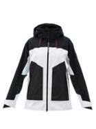 Matchesfashion.com Bogner Fire+ice - Faona Hooded Colour-block Ski Jacket - Womens - White Black