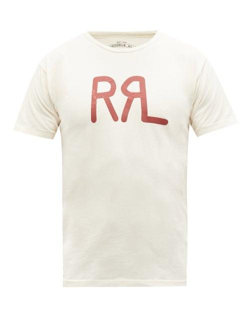 Rrl - Logo-print Cotton-jersey T-shirt - Mens - White