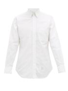 Matchesfashion.com Thom Browne - Patch Pocket Cotton Oxford Shirt - Mens - White