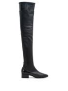 Matchesfashion.com Loewe - Over-the-knee Leather Boots - Womens - Black