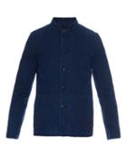 Blue Blue Japan Hand-dyed Stand-collar Cotton Jacket