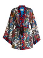 Etro Waist-tie Paisley-jacquard Silk Kimono