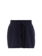 Matchesfashion.com Lisa Yang - Gio Drawstring-waist Cashmere Shorts - Womens - Navy