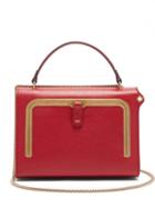 Matchesfashion.com Anya Hindmarch - Postbox Small Grained Leather Cross Body Bag - Womens - Red