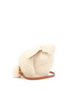 Matchesfashion.com Loewe - Bunny Shearling Cross Body Bag - Womens - White