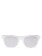 Matchesfashion.com Bottega Veneta - Mirrored Round Metal Sunglasses - Womens - Silver