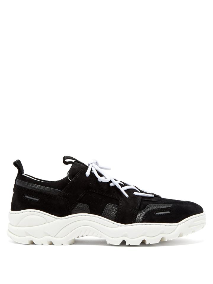 Ami Running Lucky 9 Suede Trainers