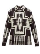 Matchesfashion.com Pendleton - Harding Wool-blend Jacket - Womens - Black White