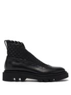 Matchesfashion.com Givenchy - Woven-leather Combat Boots - Mens - Black