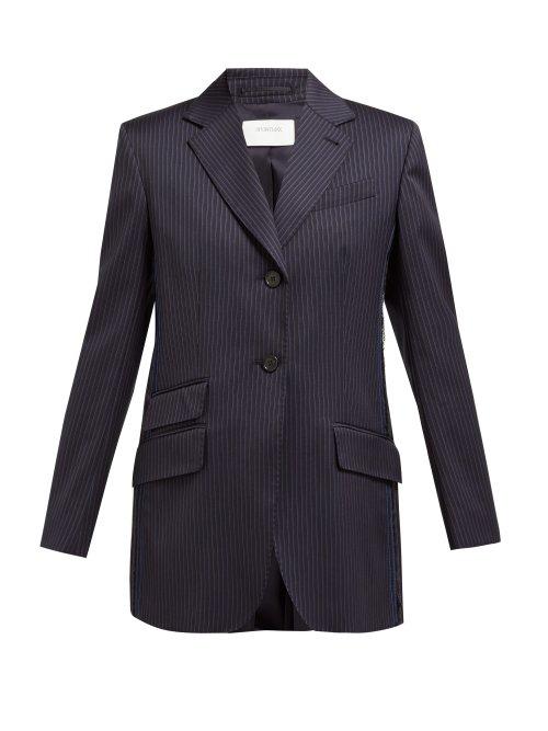 Matchesfashion.com Sportmax - Hidalgo Blazer - Womens - Navy