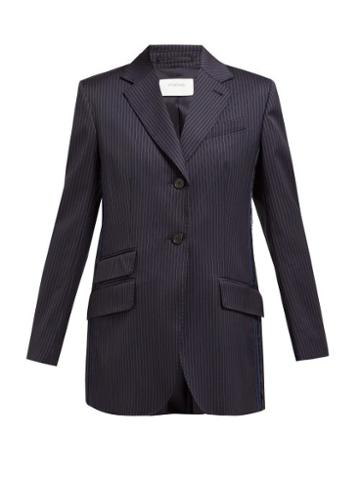 Matchesfashion.com Sportmax - Hidalgo Blazer - Womens - Navy