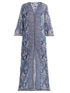 Le Sirenuse, Positano Brenda Isadora-print Cotton-voile Kaftan