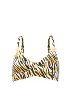 Matchesfashion.com Reina Olga - Marylin Tiger-print Bikini Top - Womens - White Print