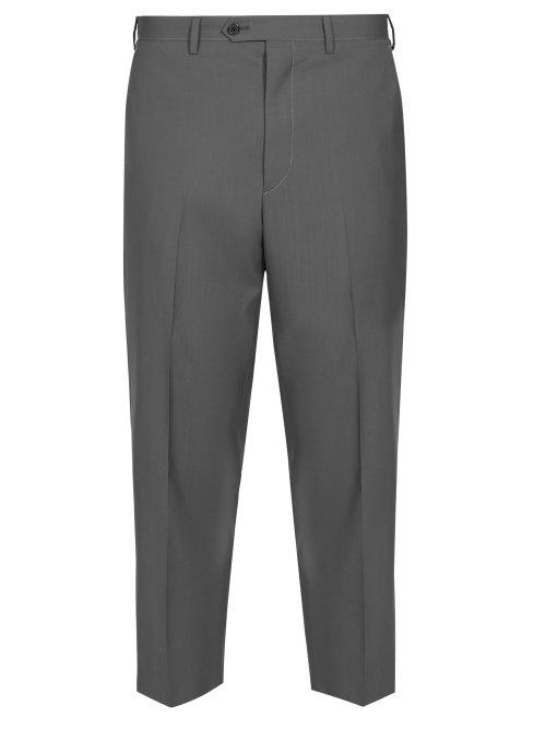 Matchesfashion.com Prada - Cropped Tailored Trousers - Mens - Grey