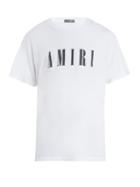 Matchesfashion.com Amiri - Logo-print Cotton-jersey T-shirt - Mens - White