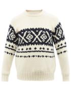 E. Tautz - Fair-isle Wool Sweater - Mens - Navy Print