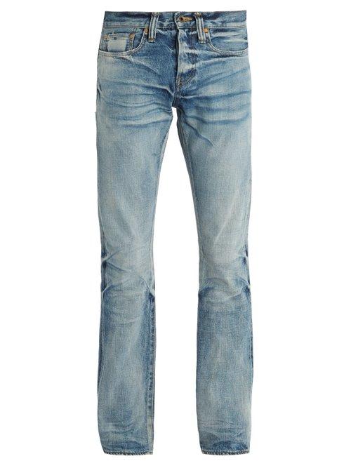 Matchesfashion.com Prps Japan - Demon Straight Leg Jeans - Mens - Indigo