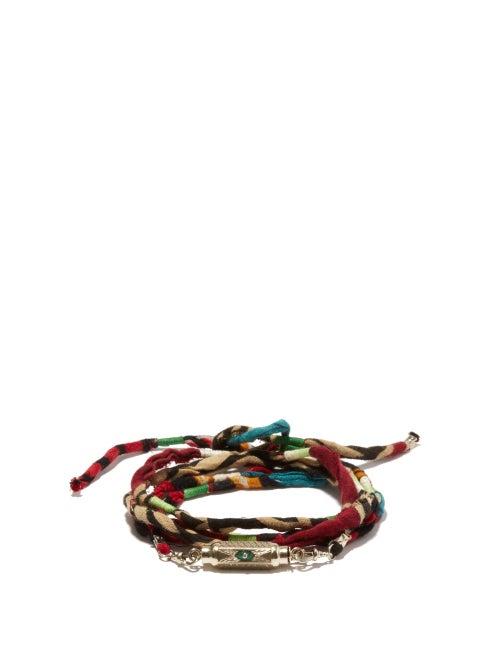 Matchesfashion.com Marie Lichtenberg - Evil Eye Diamond & 14kt Gold Pendant Necklace - Mens - Multi