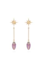 Matchesfashion.com Bibi Van Der Velden - Scarab Star Earrings - Womens - Purple