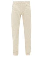 Matchesfashion.com Isabel Marant - Jack Corduroy Slim-fit Jeans - Mens - Cream