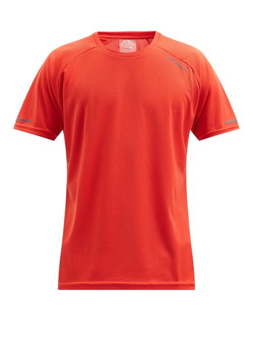 Matchesfashion.com 2xu - Aero Technical-mesh T-shirt - Mens - Red