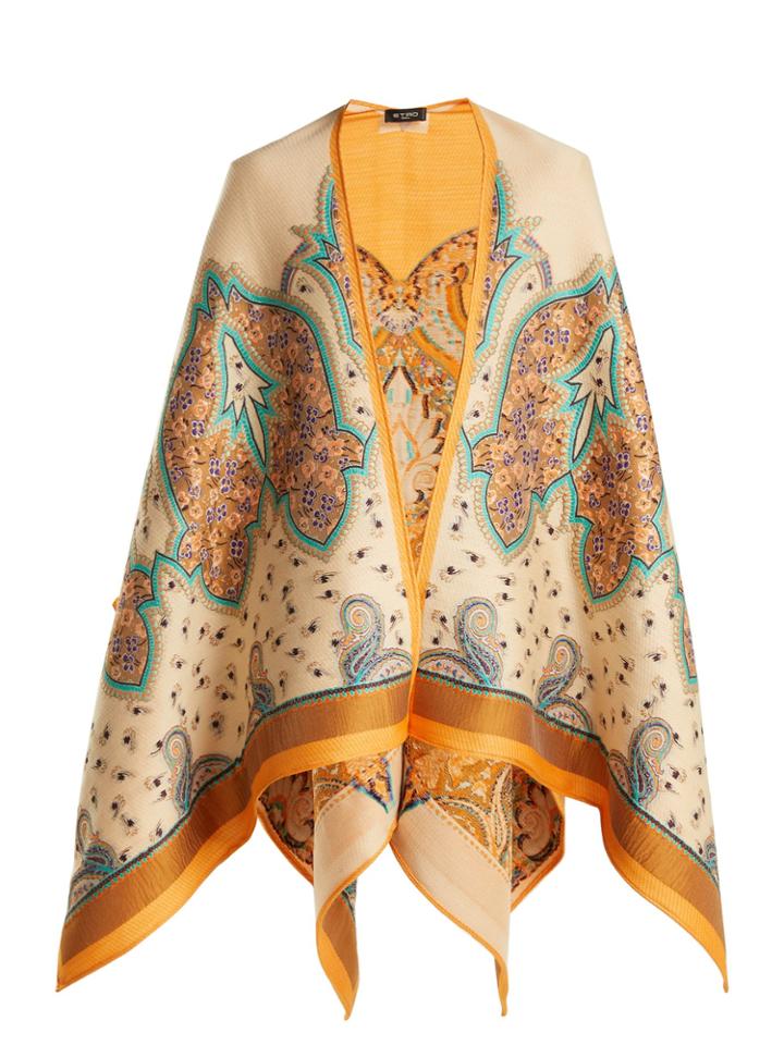 Etro Paisley Jacquard Wrap