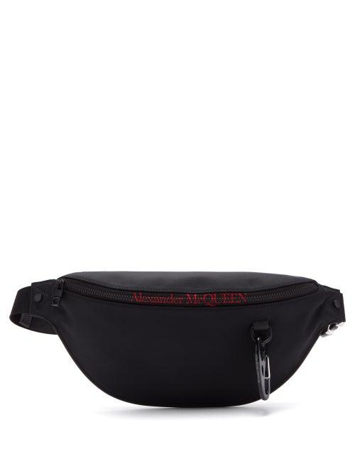 Matchesfashion.com Alexander Mcqueen - Logo-embroidered Technical Cross-body Bag - Mens - Black