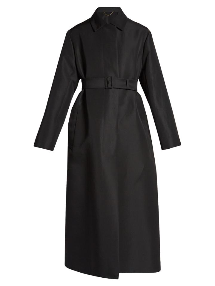The Row Luster Canvas Long-line Coat