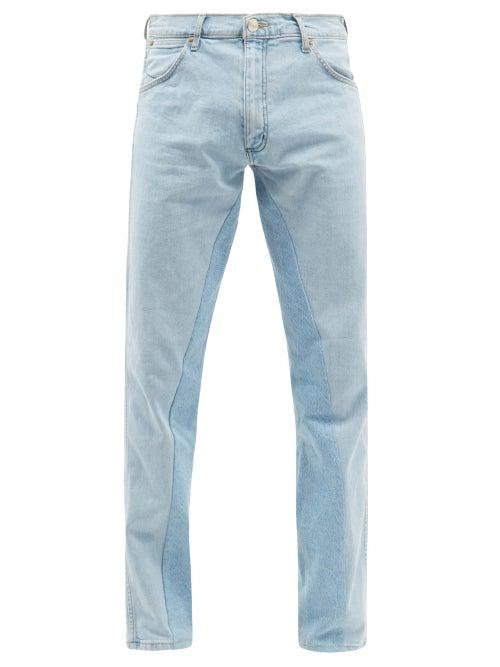 Matchesfashion.com Bianca Saunders - X Wrangler Replay Twisted Jeans - Mens - Blue