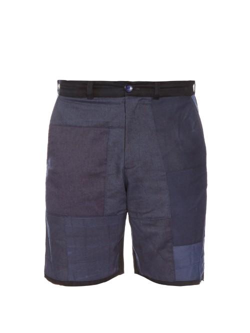 Longjourney Avo Patchwork Cotton Shorts