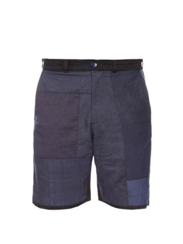 Longjourney Avo Patchwork Cotton Shorts
