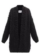 Matchesfashion.com Mr Mittens - Dropped-sleeve Wool Cardigan - Womens - Black