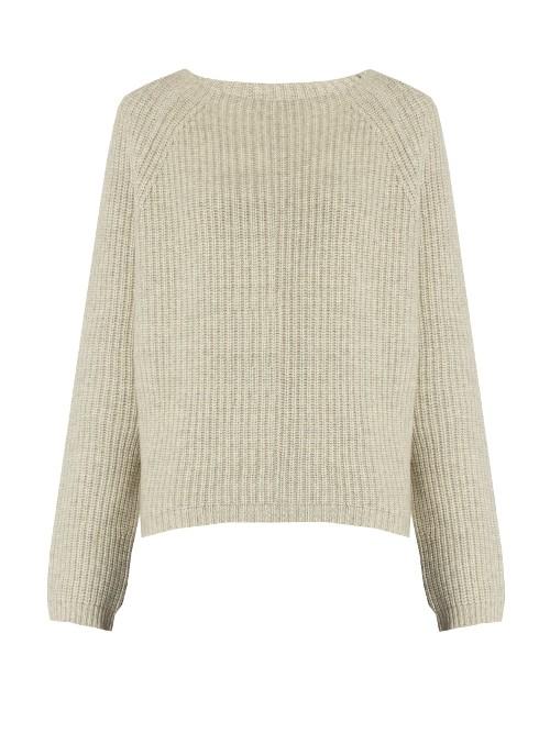 Nili Lotan Annelie Ribbed-knit Cashmere Sweater