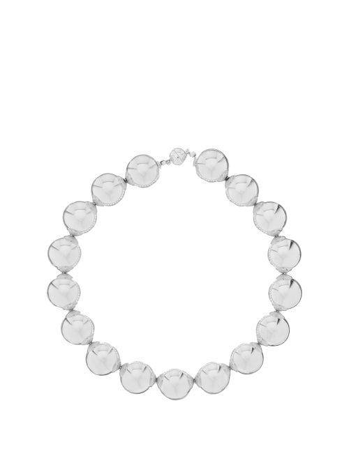 Matchesfashion.com Sophie Buhai - Perriand Beaded Sterling-silver Choker - Womens - Silver