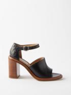 Gabriela Hearst - Beau 90 Leather Sandals - Womens - Black