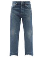 Ladies Rtw Chimala - Cropped Selvedge-denim Straight-leg Jeans - Womens - Dark Denim