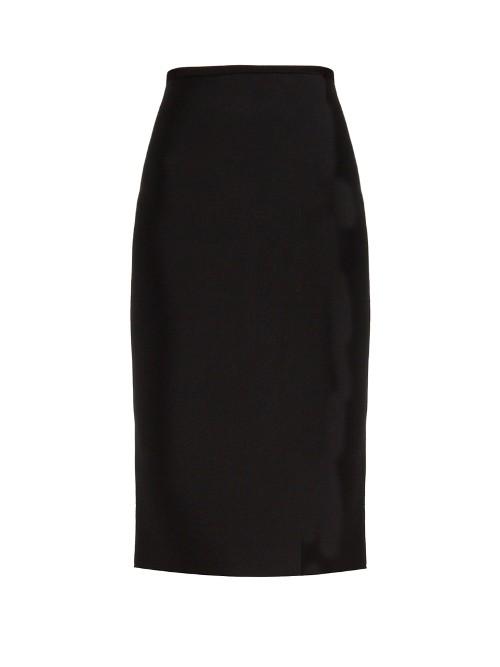 Roland Mouret May Double-faced Stretch-knit Skirt