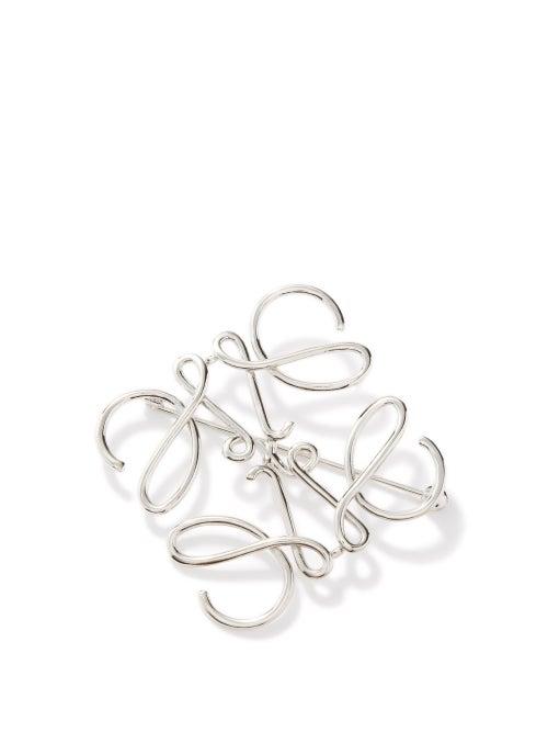 Loewe - Anagram Tie Pin - Mens - Silver
