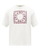Acne Studios - Edlund Circus-logo Embroidered Cotton T-shirt - Mens - White